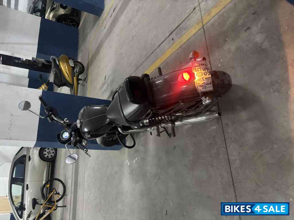 Grey Yezdi Roadster Chrome