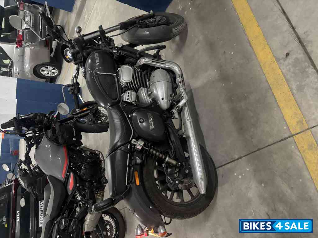 Grey Yezdi Roadster Chrome