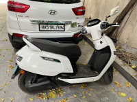 White TVS iQube Electric