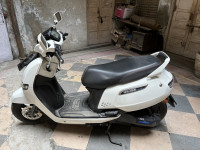 White TVS iQube Electric