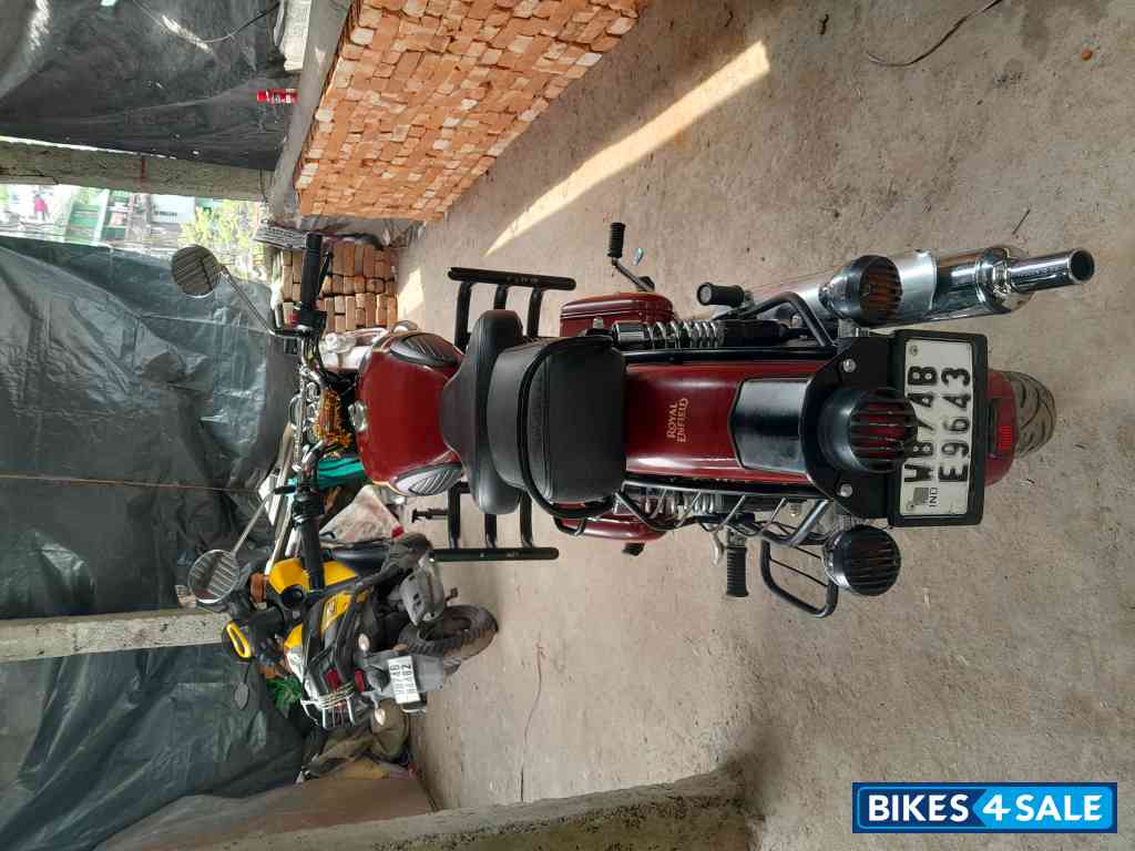 Chestnut Red Royal Enfield Classic 350 Single Channel BS6