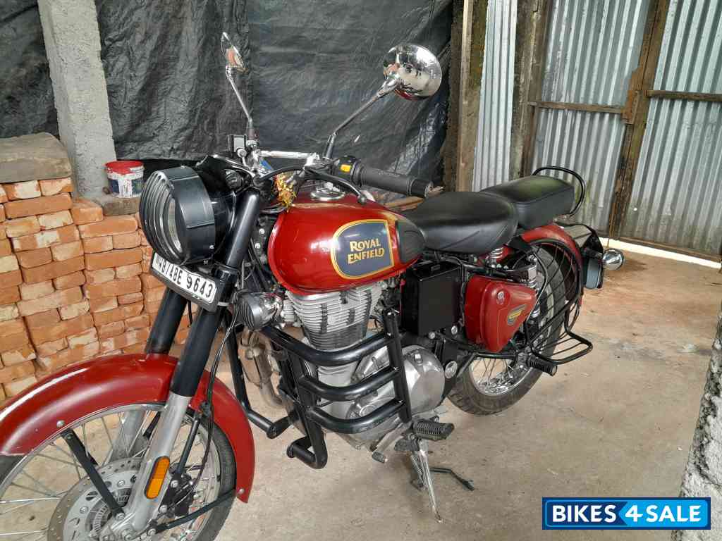 Chestnut Red Royal Enfield Classic 350 Single Channel BS6