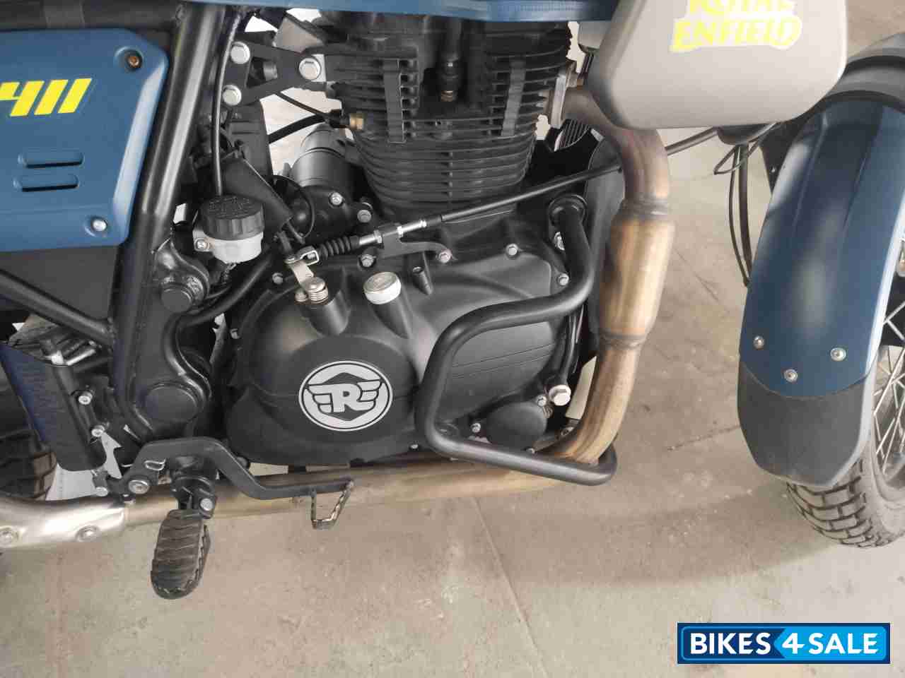 Skyline Blue Royal Enfield Scram 411