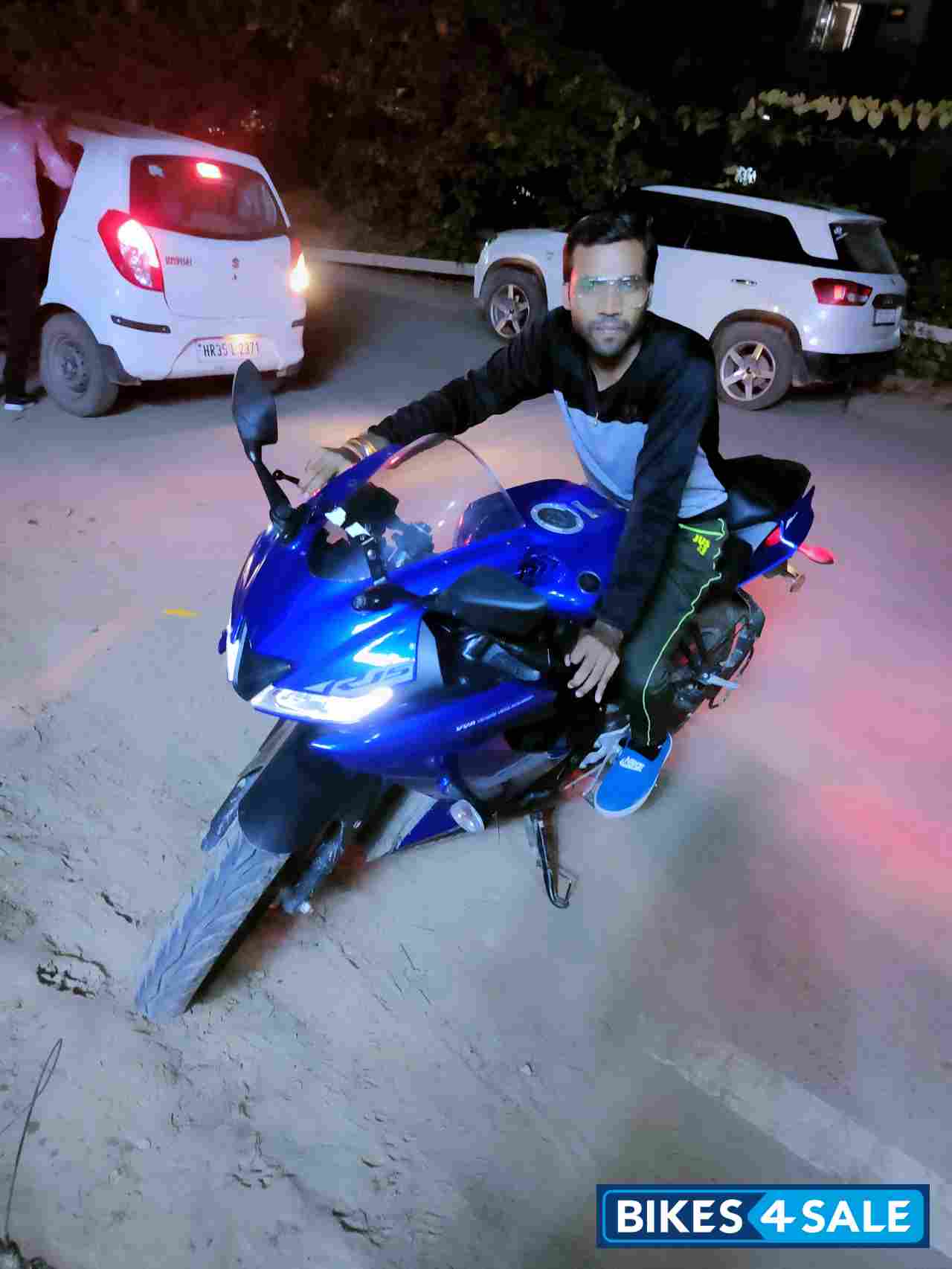 Blue Yamaha YZF R15 V3 BS6