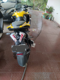 Yellow Bajaj Pulsar RS 200 ABS
