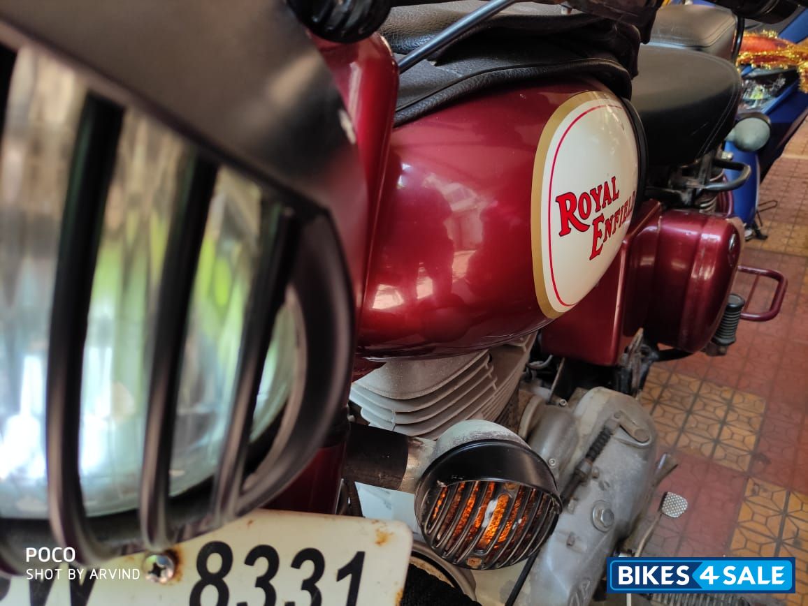 Maroon Royal Enfield Classic 350
