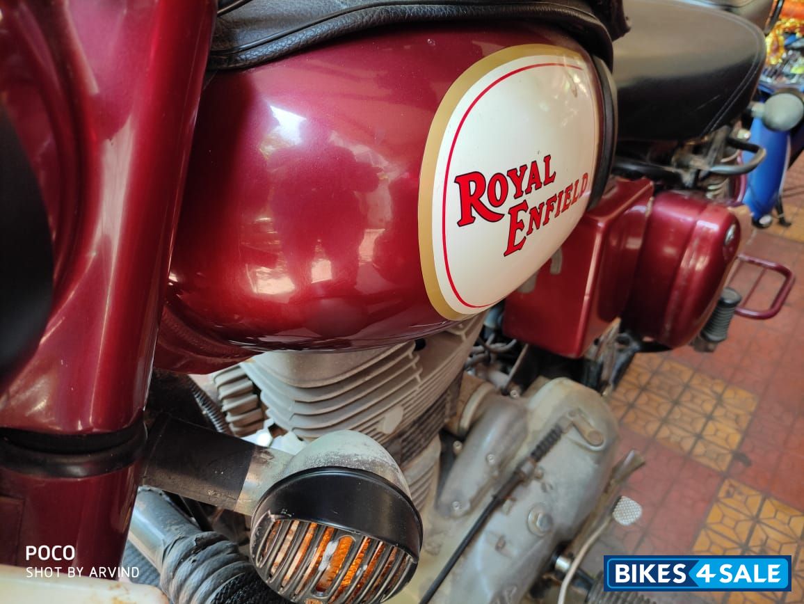 Maroon Royal Enfield Classic 350