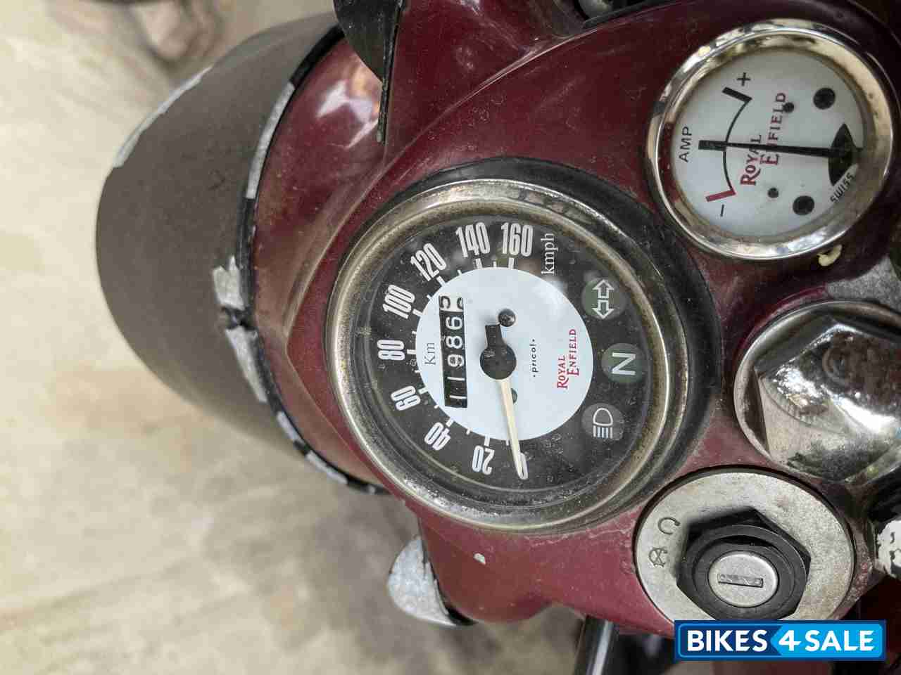 Maroon Royal Enfield Classic 350