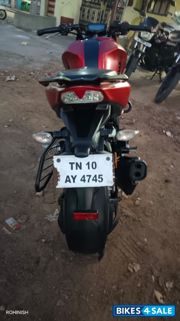 Matt Red TVS Apache RTR 200 4V