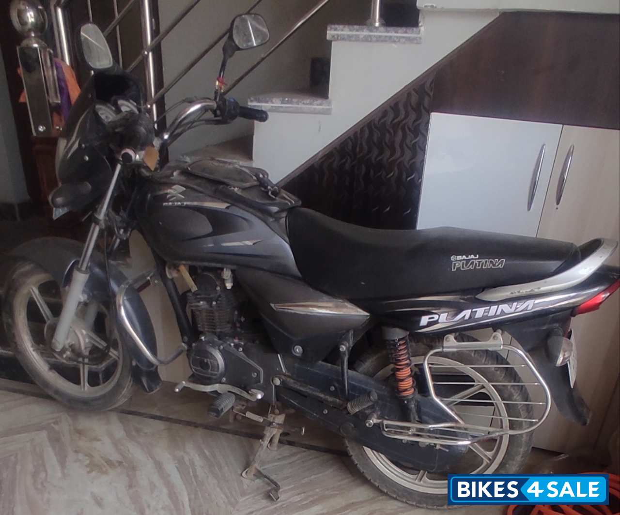 Grey Bajaj Platina 100