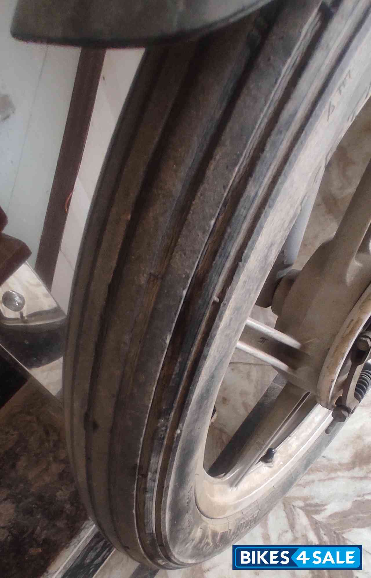 Grey Bajaj Platina 100