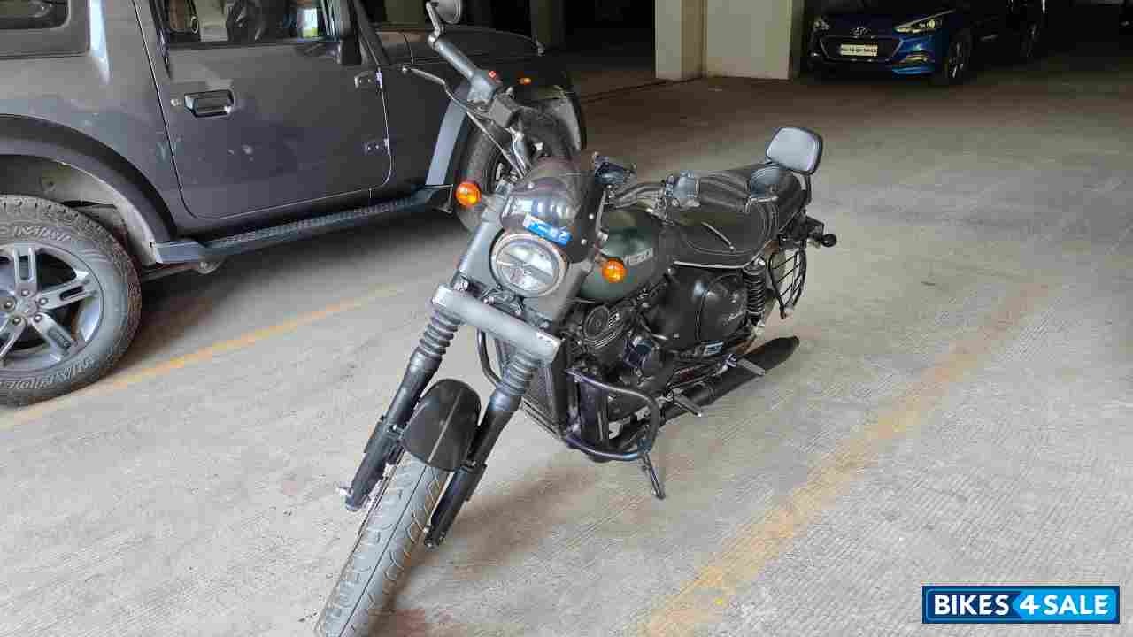 Matte Green Yezdi Roadster Dark