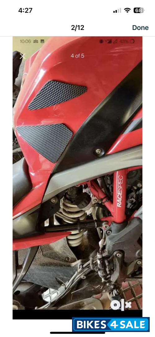 Red TVS Apache RR 310