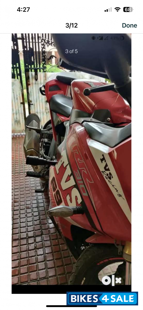 Red TVS Apache RR 310