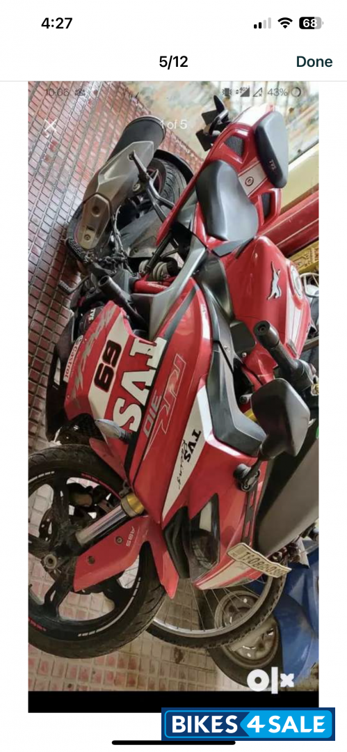 Red TVS Apache RR 310