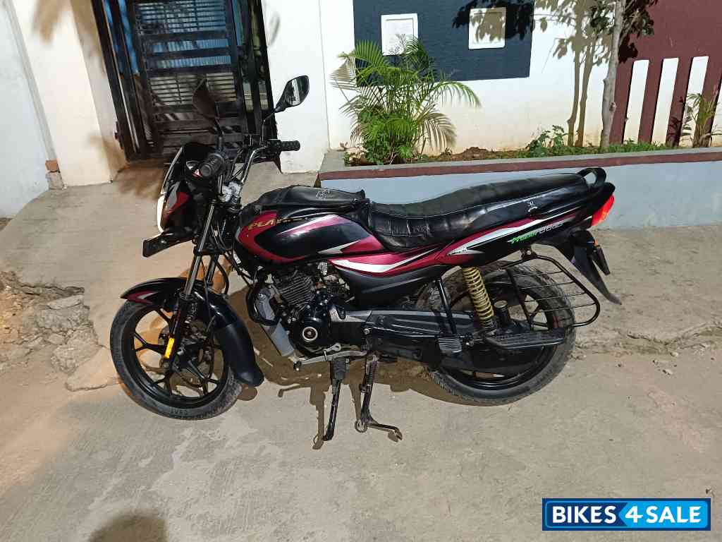 Maroon Bajaj Platina 110 H-Gear BS6