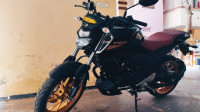 Black Yamaha FZ-S FI V3