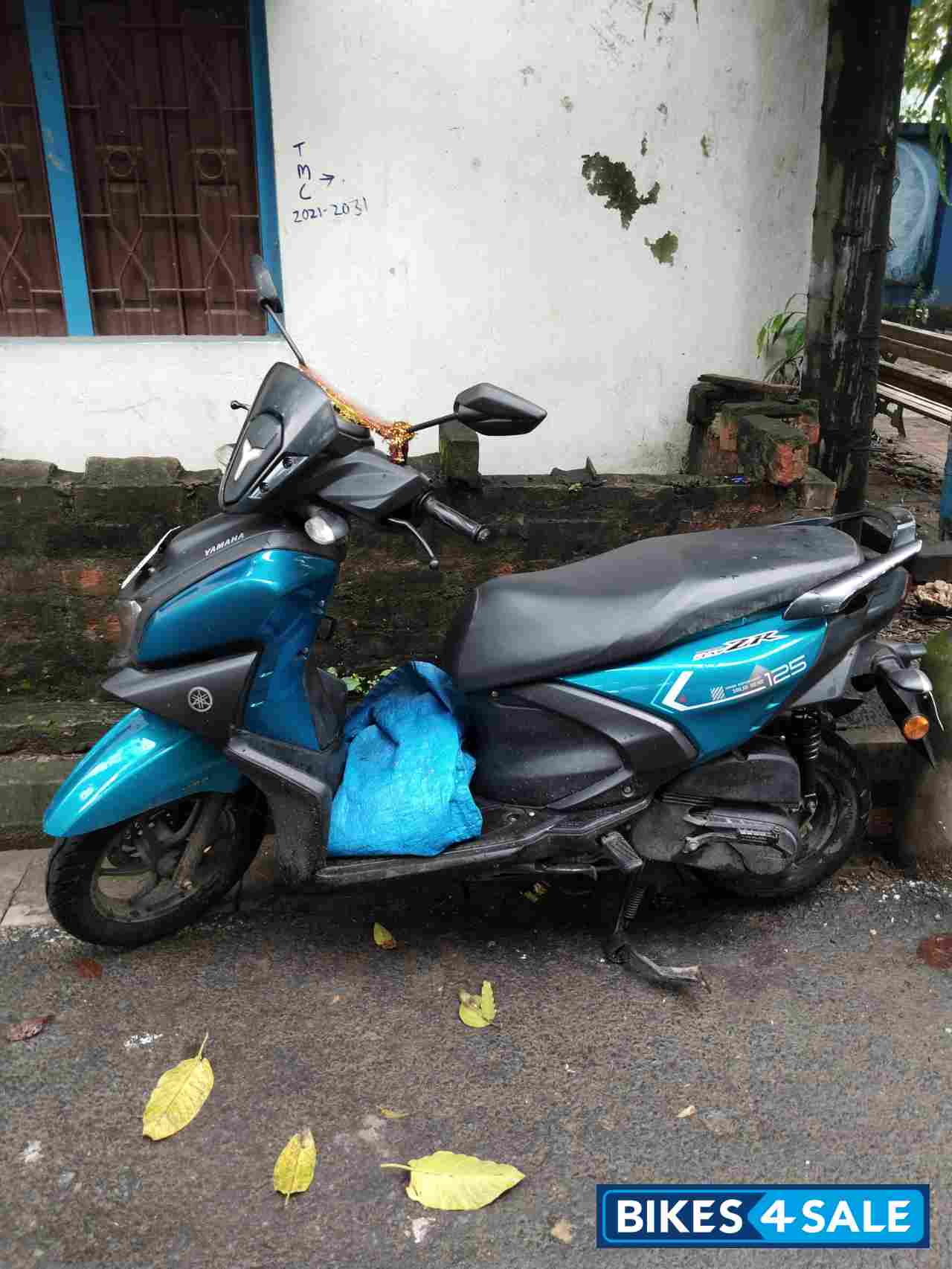 Cyan Blue Yamaha Cygnus RayZR Street Rally 125 Fi BS6