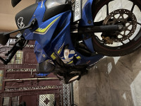 Blue Suzuki Gixxer SF