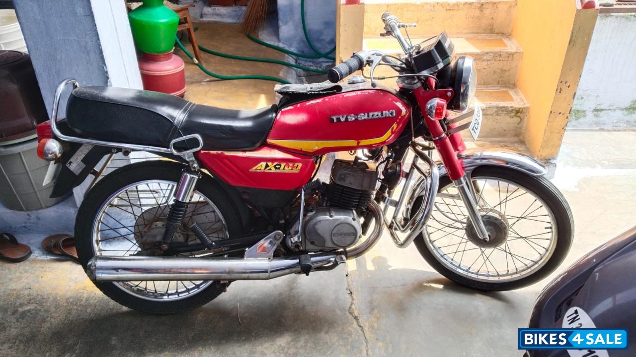 Red Suzuki Ind-Suzuki AX 100