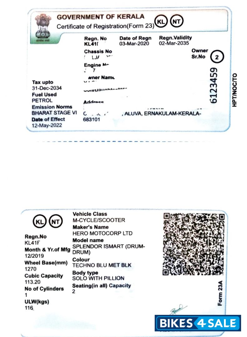 Hero Splendor iSmart 110 FI BS-VI