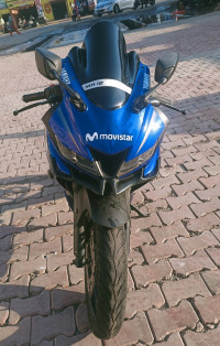 Blue Yamaha YZF R15 V3