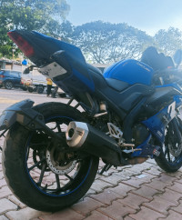 Blue Yamaha YZF R15 V3