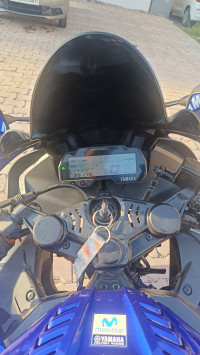Blue Yamaha YZF R15 V3