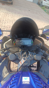 Blue Yamaha YZF R15 V3