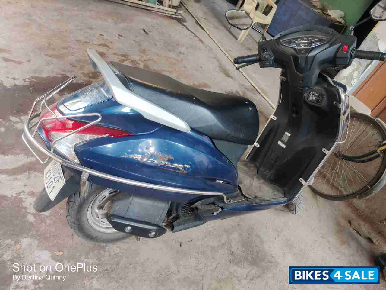 Blue Honda Activa 6G Std