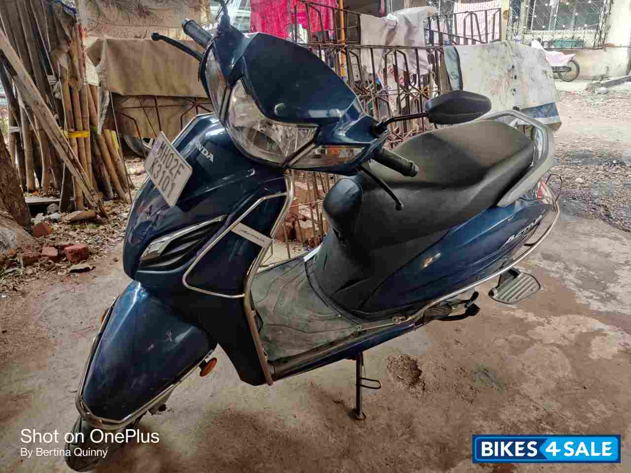 Blue Honda Activa 6G Std