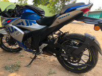 Blue And Silver Suzuki Gixxer SF 250 BS6