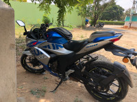Blue And Silver Suzuki Gixxer SF 250 BS6