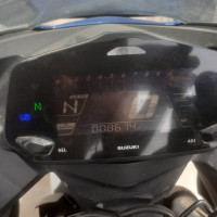 Blue And Silver Suzuki Gixxer SF 250 BS6