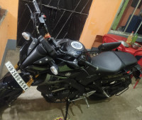 Black Yamaha MT-15 BS6