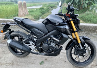 Black Yamaha MT-15 BS6