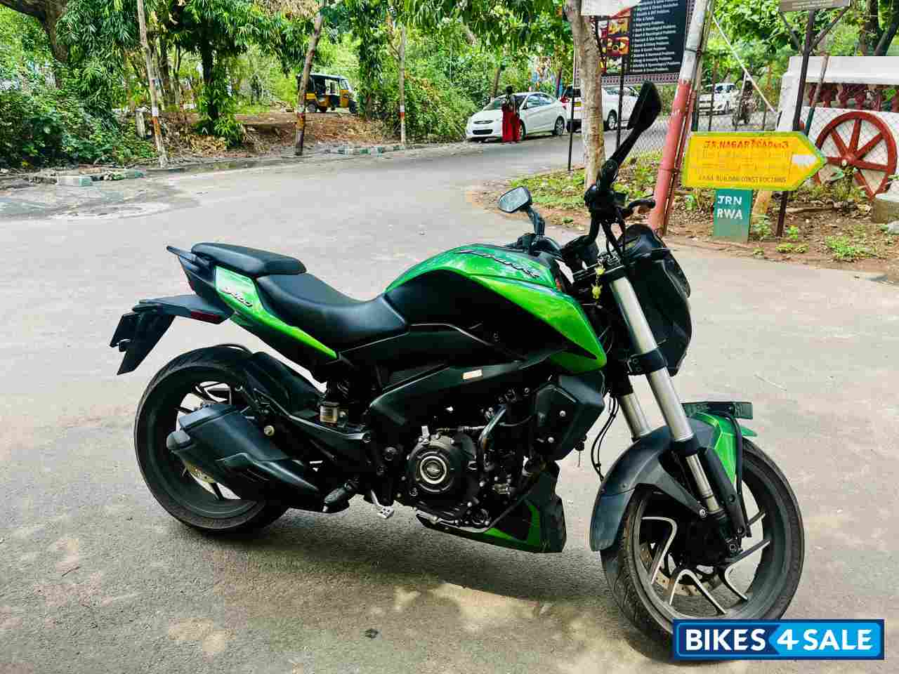 Green Bajaj Dominar 400 ABS BS6
