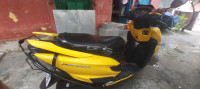 Matt Cyber Yellow Honda Grazia 125 BS6