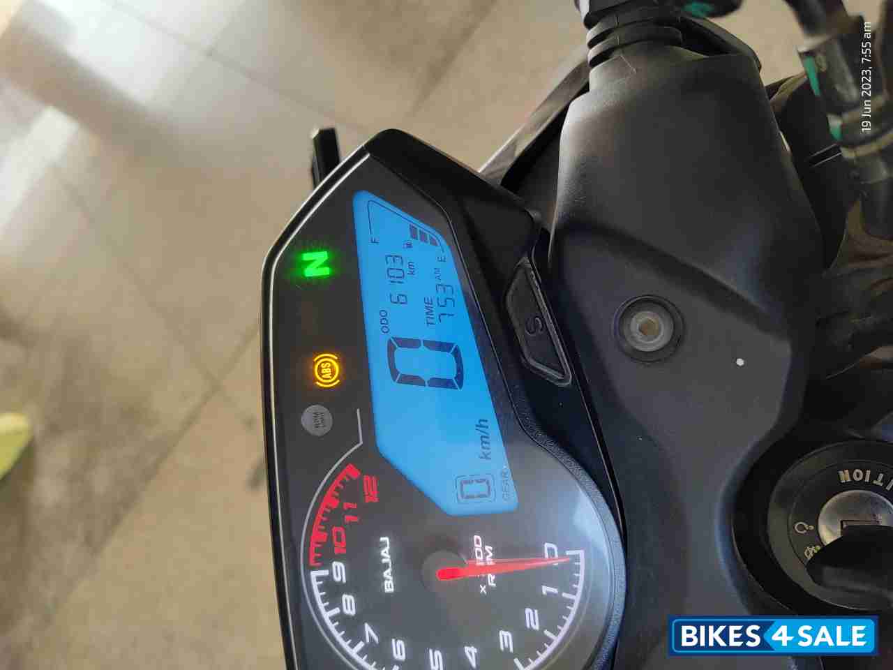 Techno Grey Bajaj Pulsar N250