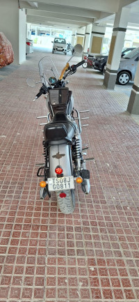 Silver Yezdi Roadster Chrome