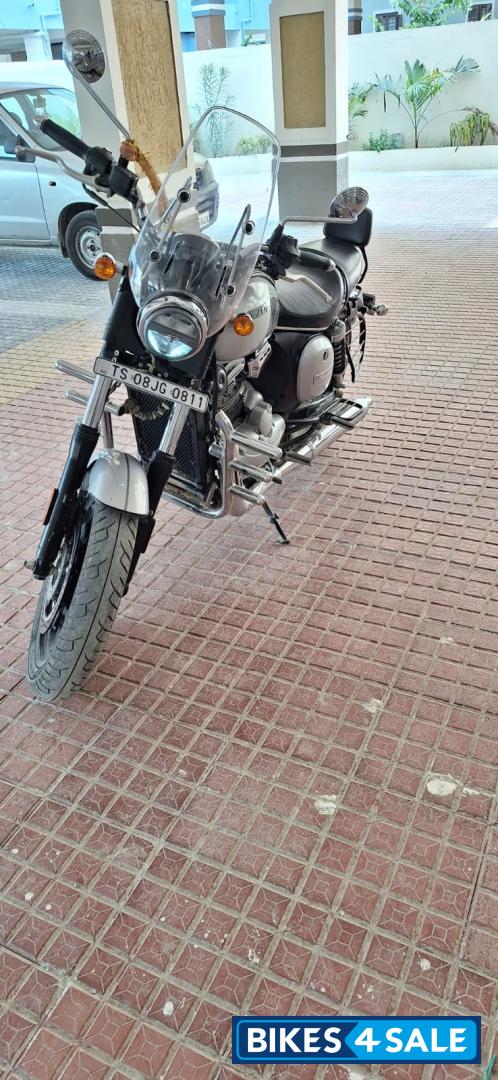 Silver Yezdi Roadster Chrome