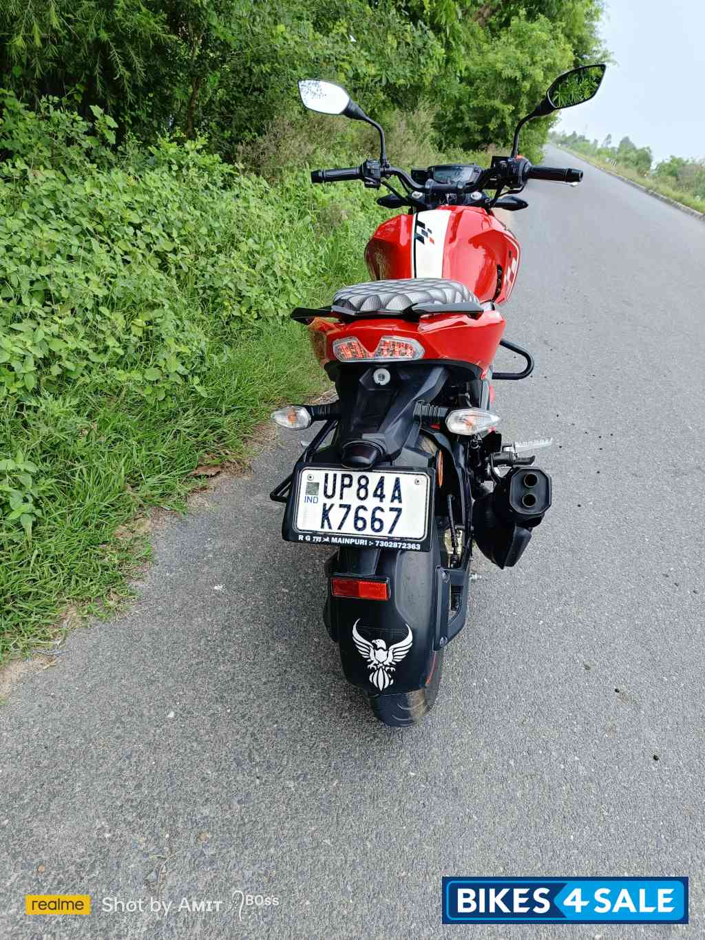 Red TVS Apache RTR 160 4V BS6