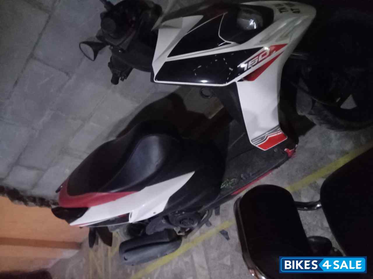 Red And White Aprilia SR 150