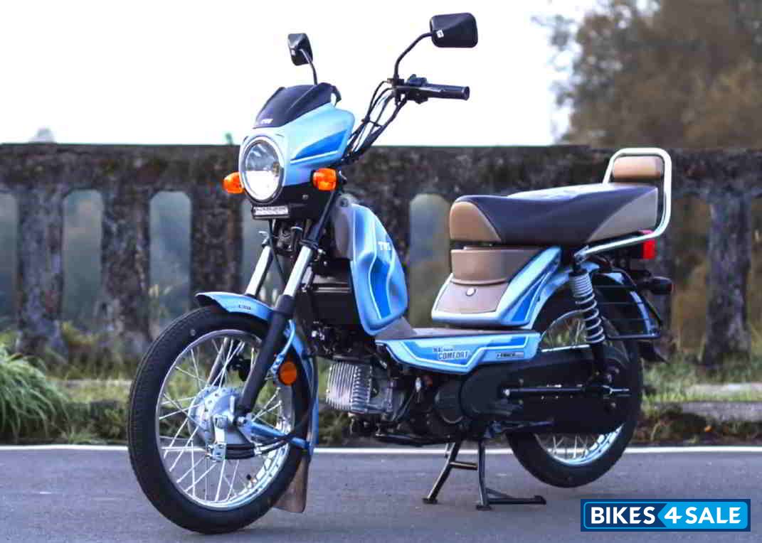 Aura Blue TVS XL100 Comfort i-TOUCHstart BS6