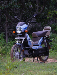 Aura Blue TVS XL100 Comfort i-TOUCHstart BS6