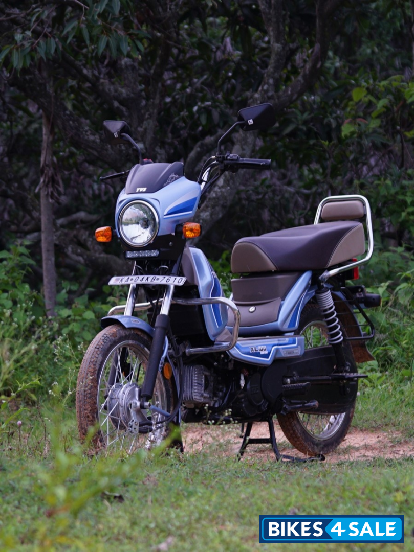 Aura Blue TVS XL100 Comfort i-TOUCHstart BS6