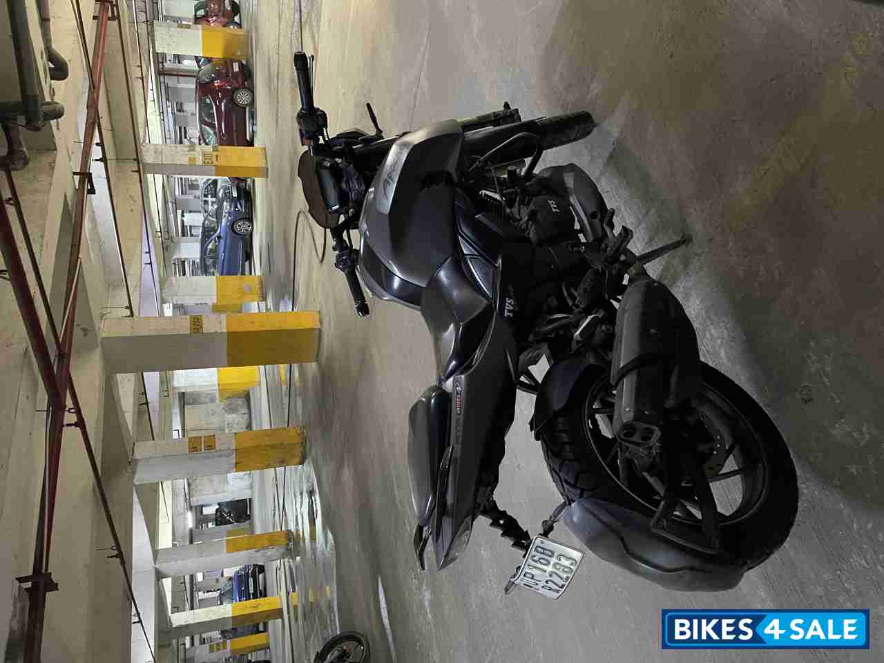 Matte Grey TVS Apache RTR 200 4V