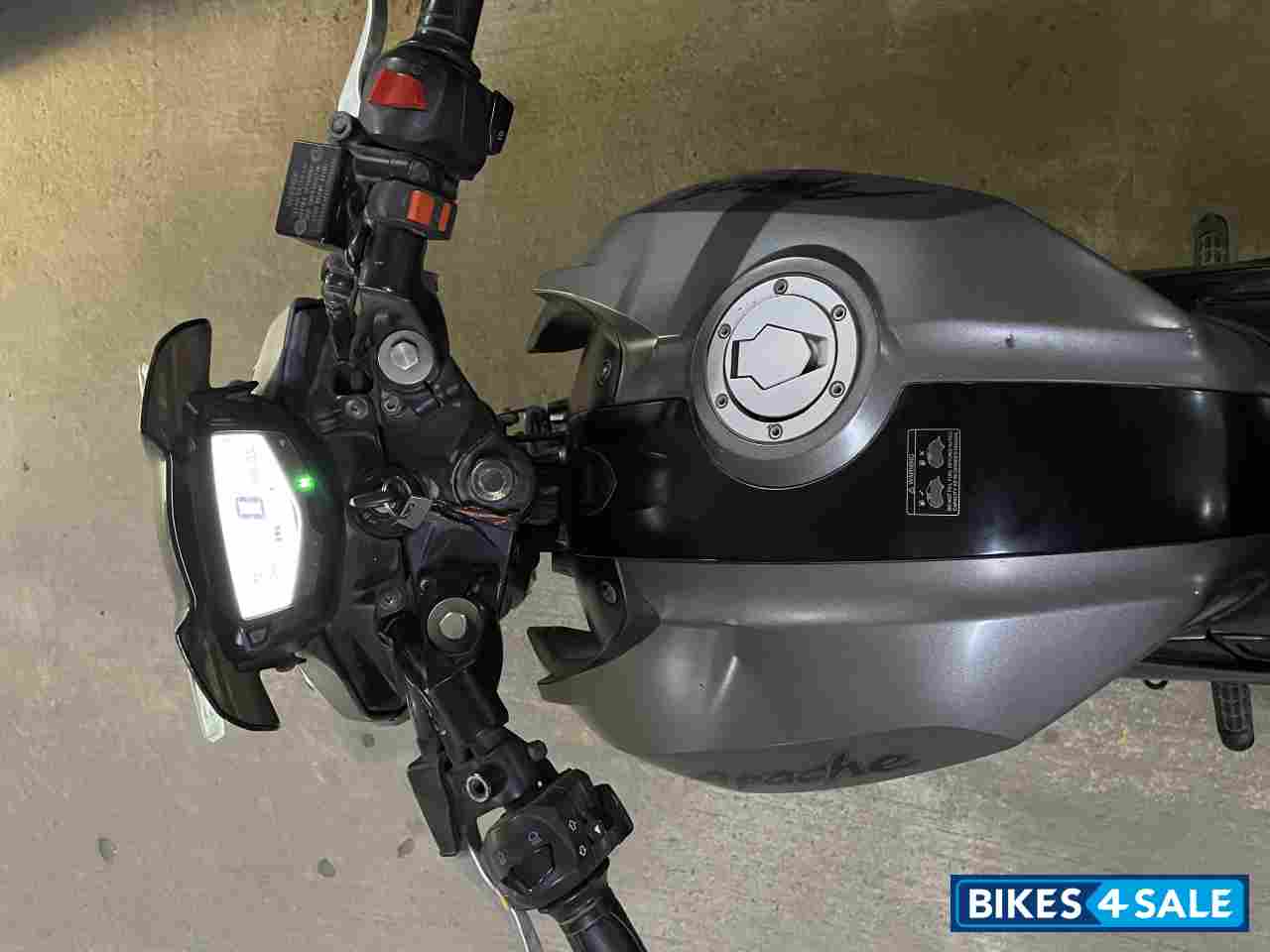 Matte Grey TVS Apache RTR 200 4V