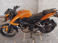 Yellow Bajaj Pulsar NS200