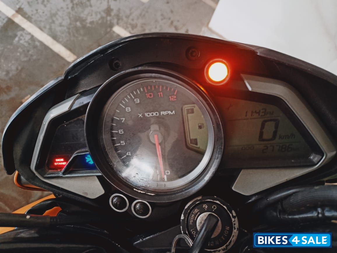 Yellow Bajaj Pulsar NS200